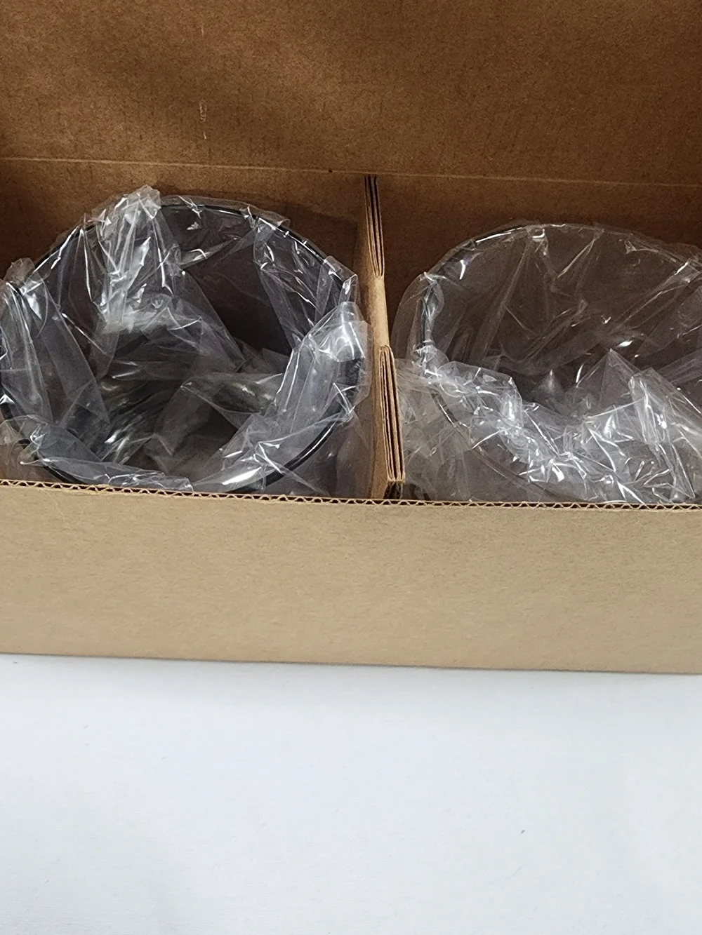 Set of 2 Clear Whiskey Glasses with Metallic 'SOUR' and 'SWEET' Lettering